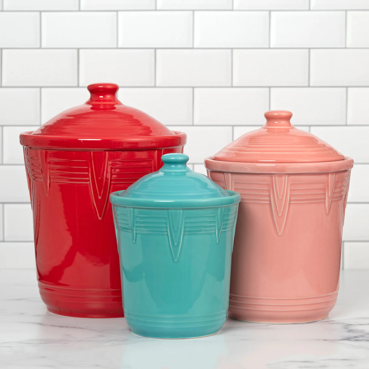 Retired Fiesta 2 Quart Medium Chevron Canister
