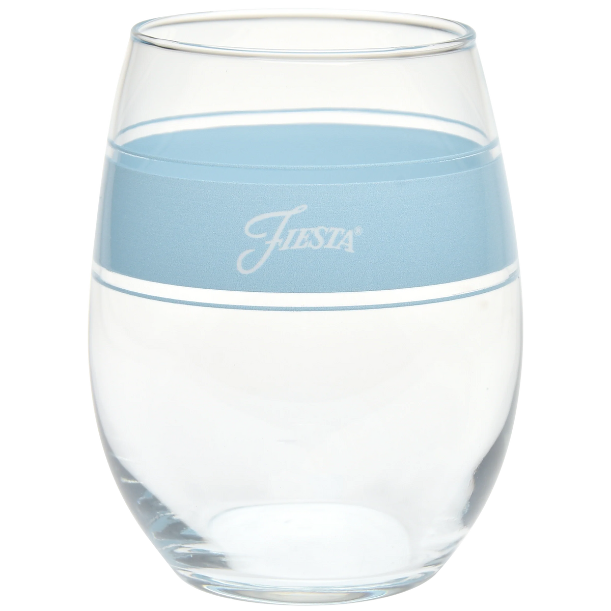 Coastal Blues 15 oz. Frame Stemless Wine Mixed Color – Set of 4
