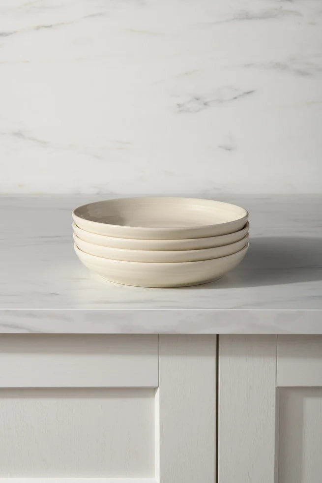 Linen Coupe 8 1/2 Inch Luncheon Bowl 26 OZ, Set of 4