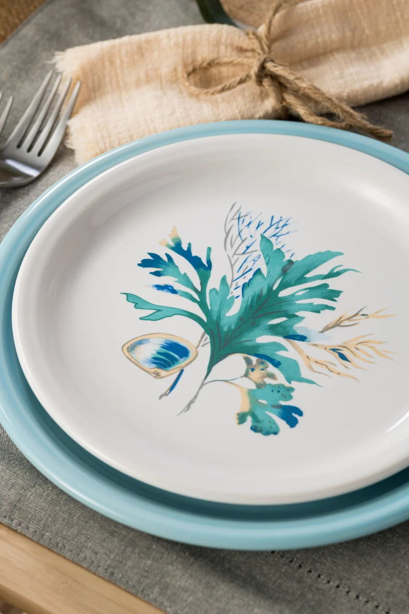 Retired Coastal Shores Bistro Coupe 9 Inch Luncheon Plate