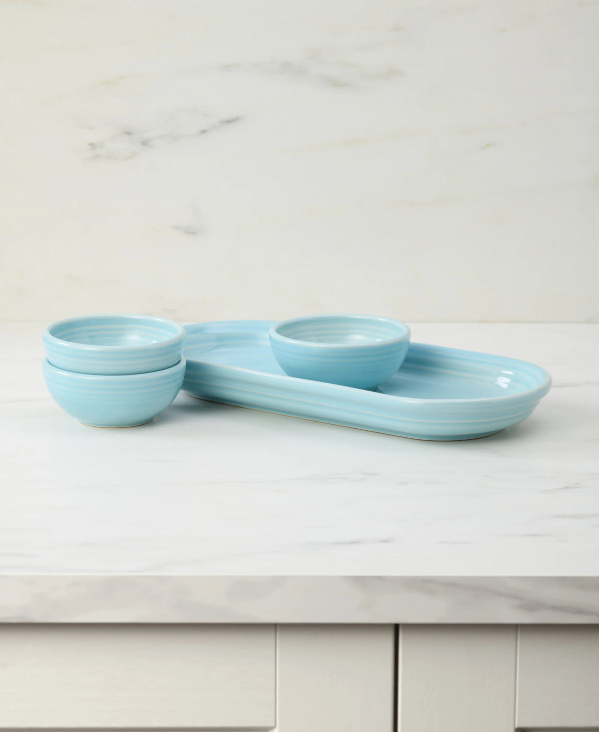 Retired Fiesta 4-Piece Condiment Set Sky