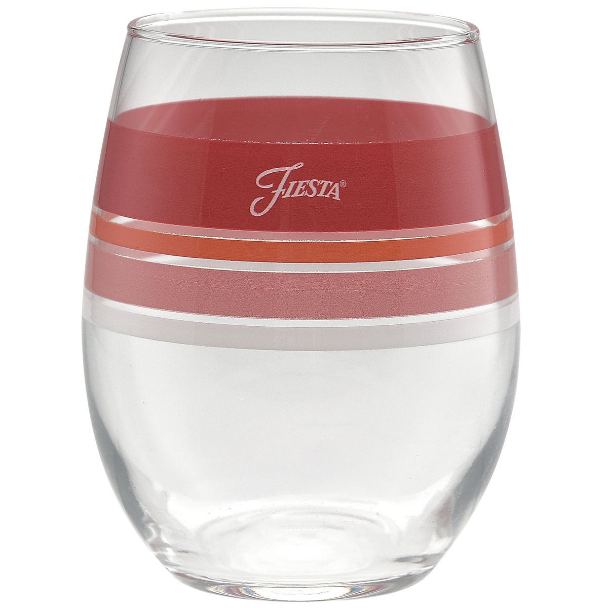 Sunset Horizon 15 oz. Edgeline Stemless Wine Glass Mixed – Set of 4