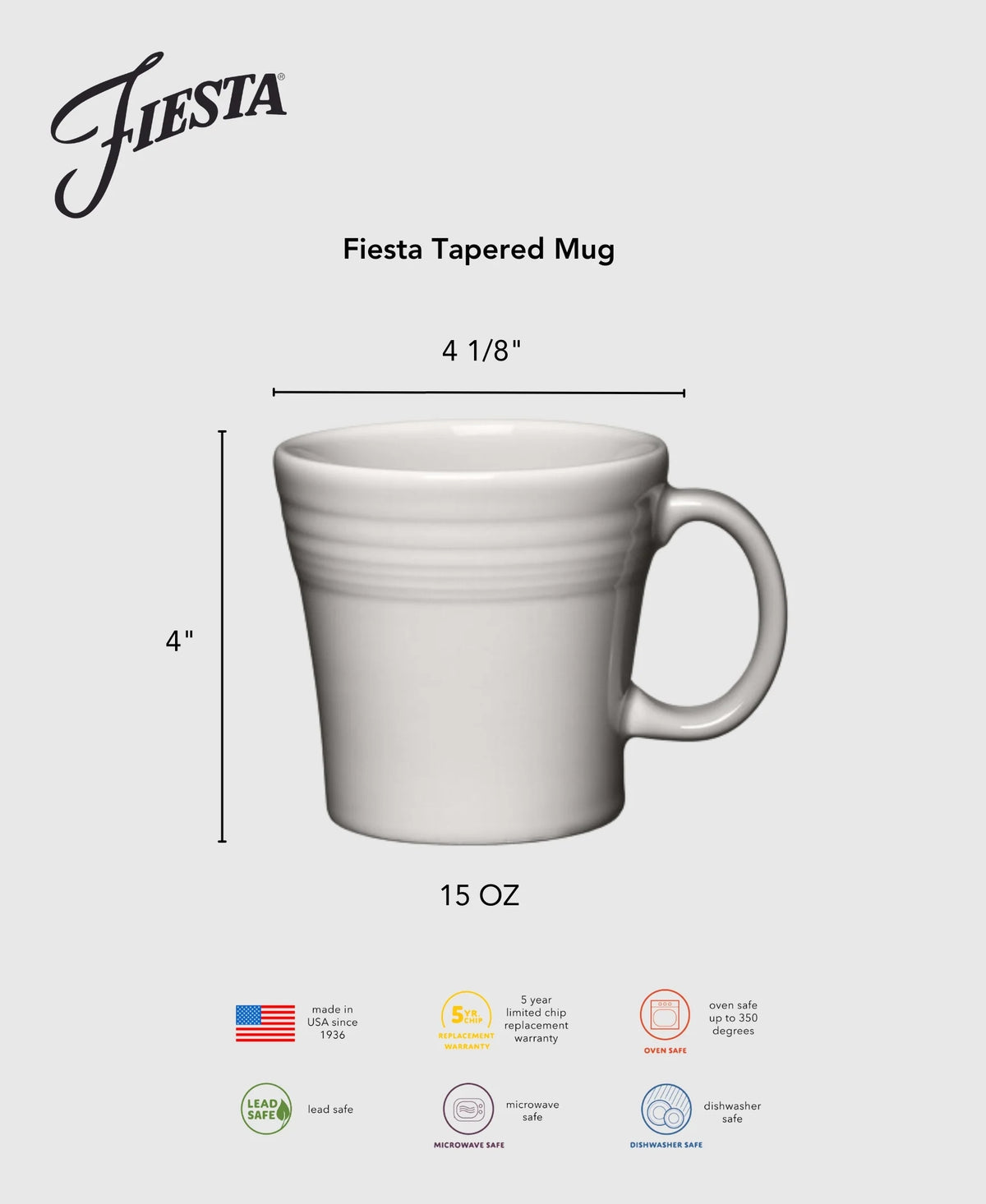 15 OZ Tapered Mug Foundry