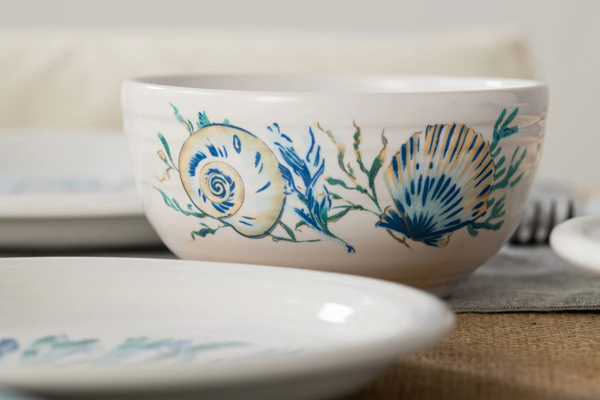 Retired Coastal Shores Bistro Coupe 5 1/2 Inch Cereal Bowl 22 OZ