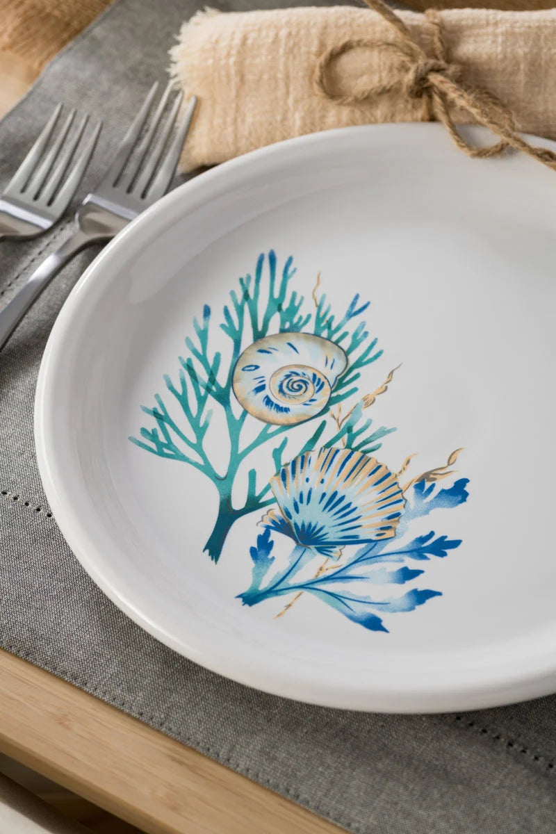 Retired Coastal Shores Bistro Coupe 10 1/2 Inch Dinner Plate