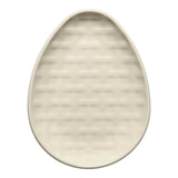 Retired Embossed Egg Shaped Plate 10 Inch