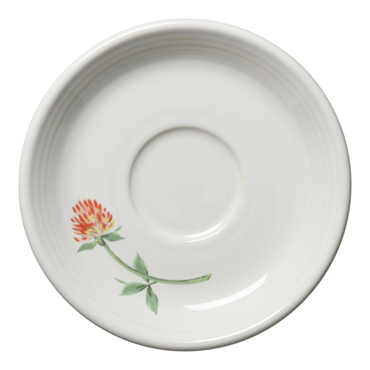 Retired Breezy Floral Classic Rim 5 7/8 Inch Saucer