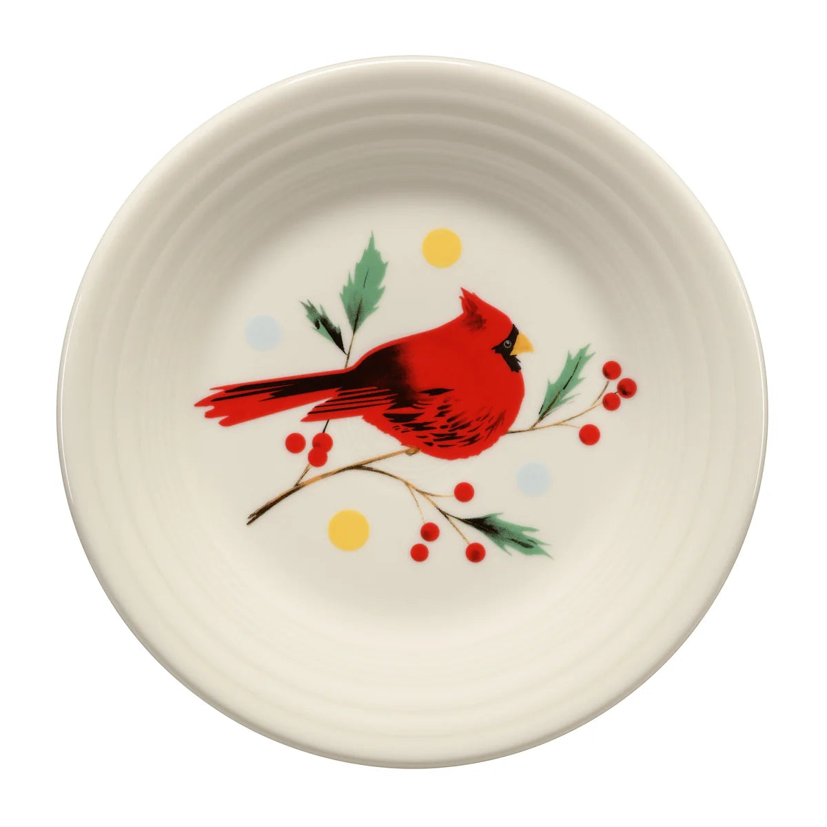 Jolly Christmas Cardinal Classic Rim 9 Inch Luncheon Plate