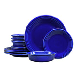 Retired Classic Rim 12-Piece Dinnerware Set, Service for 4