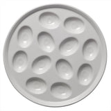 Retired Round Egg Serving Platter 11 1/4 Inch