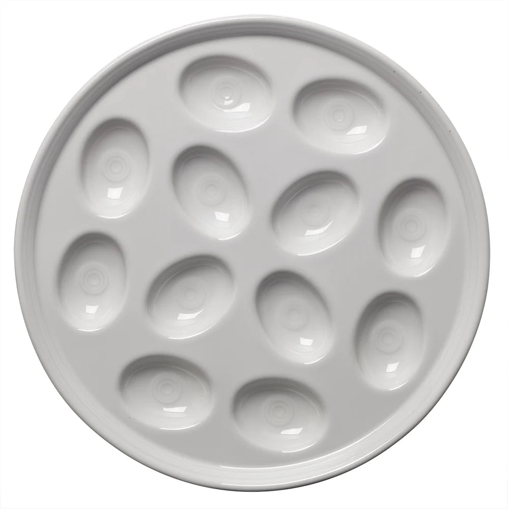 Retired Round Egg Serving Platter 11 1/4 Inch