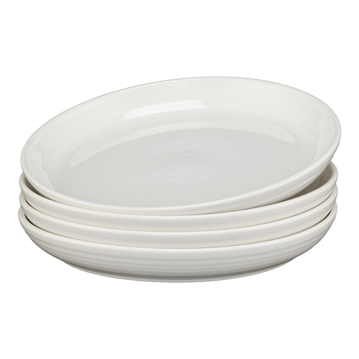 White Coupe 10 3/8 Inch Dinner Bowl 40 OZ, Set of 4