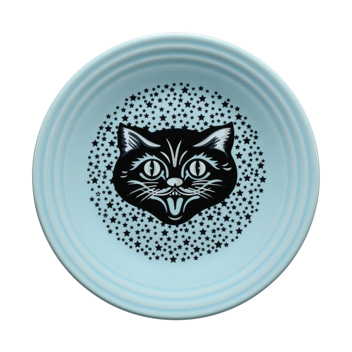 Black Cat Sky Classic Rim 9 Inch Luncheon Plate