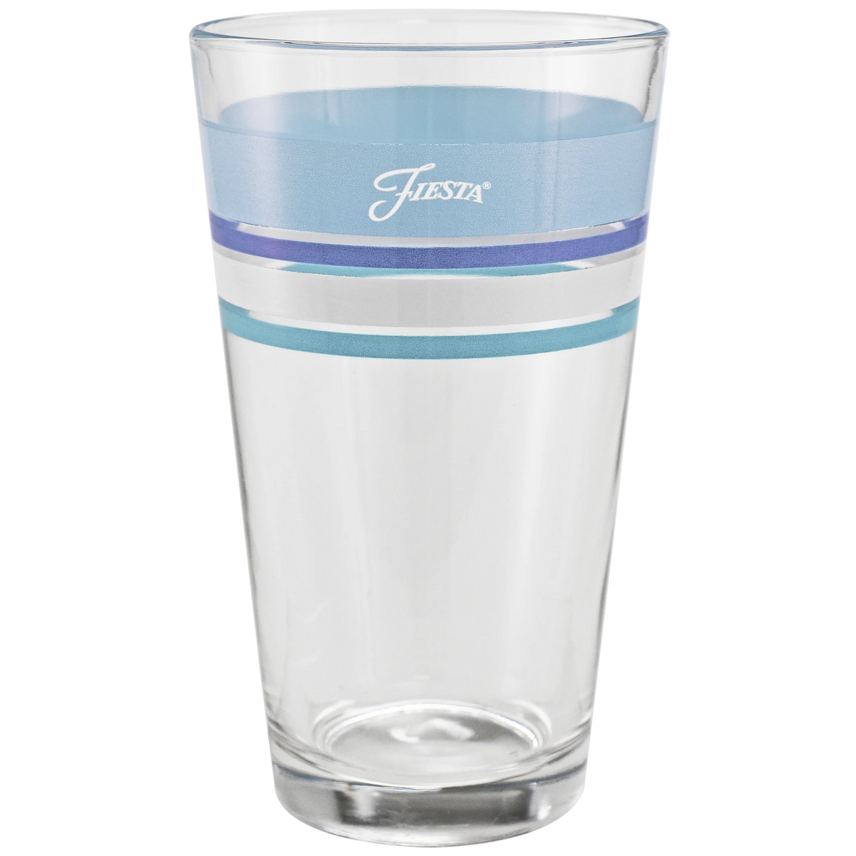 16 oz. Fiesta® Edgeline Coastal Blue Cooler Glass - Set of 4