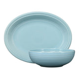 2-Piece Serve Set 11 5/8 Inch Oval Platter & 38 OZ Bistro Bowl