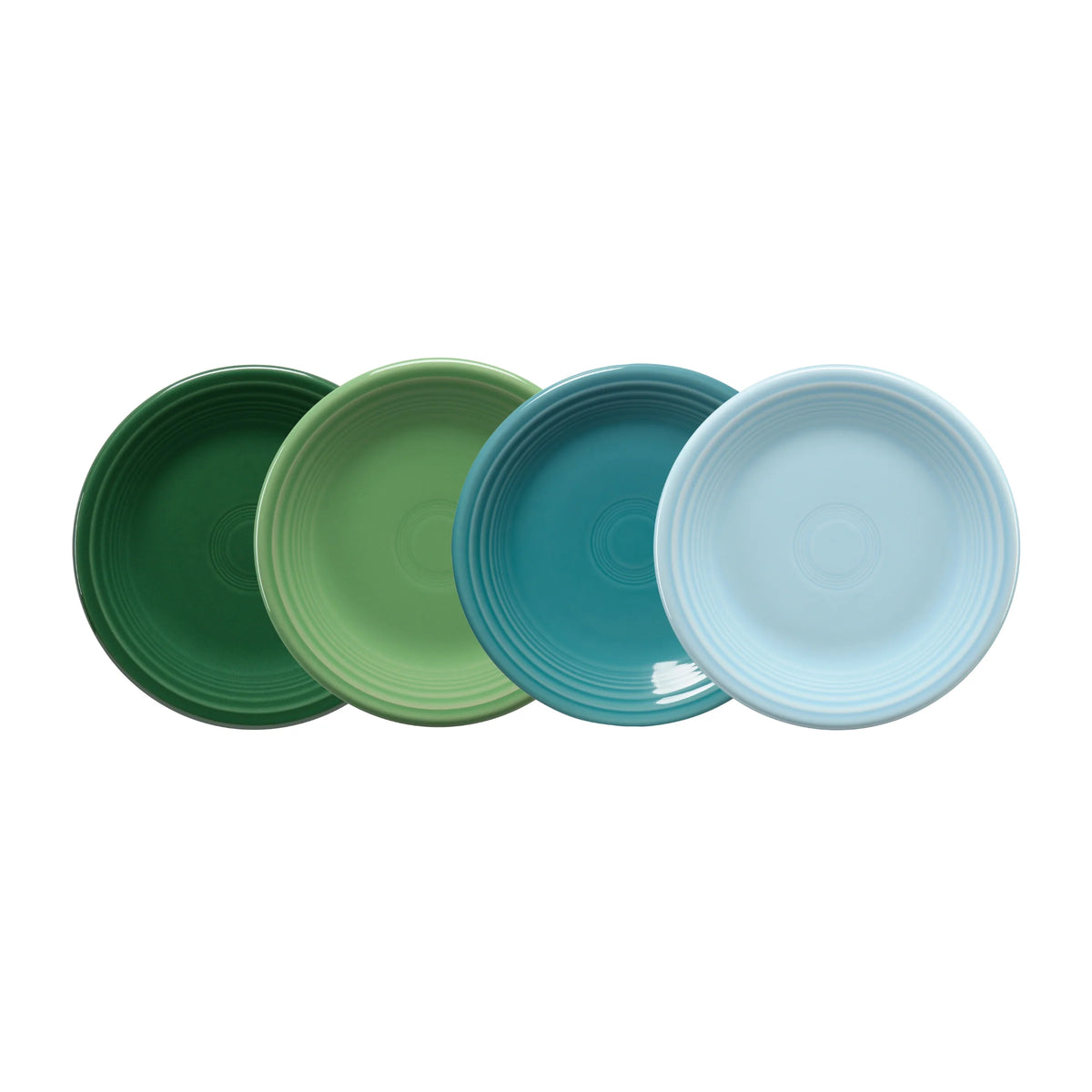 Mixed Aegean Classic Rim 7 1/4 Inch Salad Plate, Set of 4