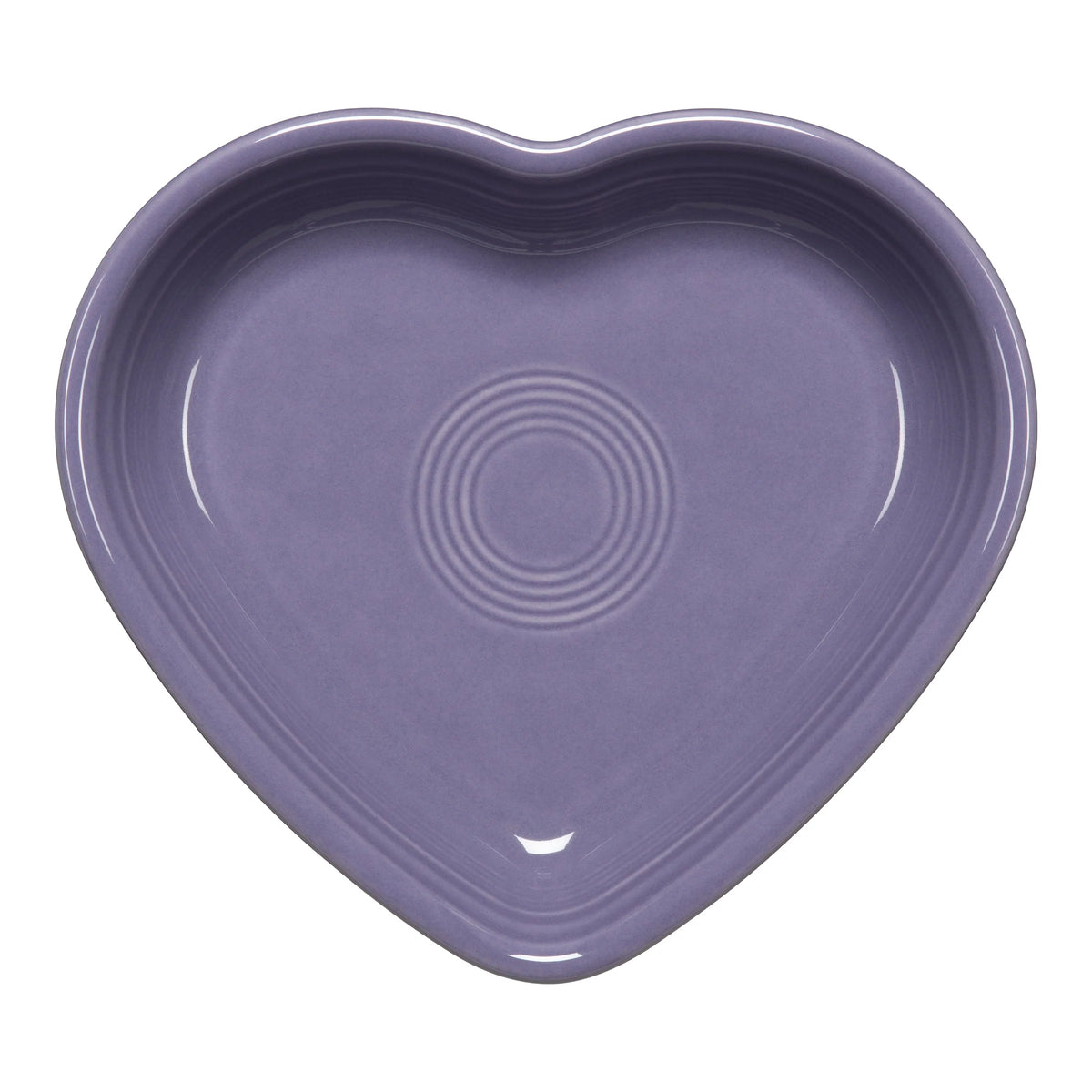 Lavender 7 1/2 Inch Medium Heart Shaped Bowl 17 OZ