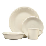 Classic Rim 4-Piece Dinnerware Set, Service for 1
