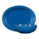 2-Piece Serve Set 11 5/8 Inch Oval Platter & 38 OZ Bistro Bowl