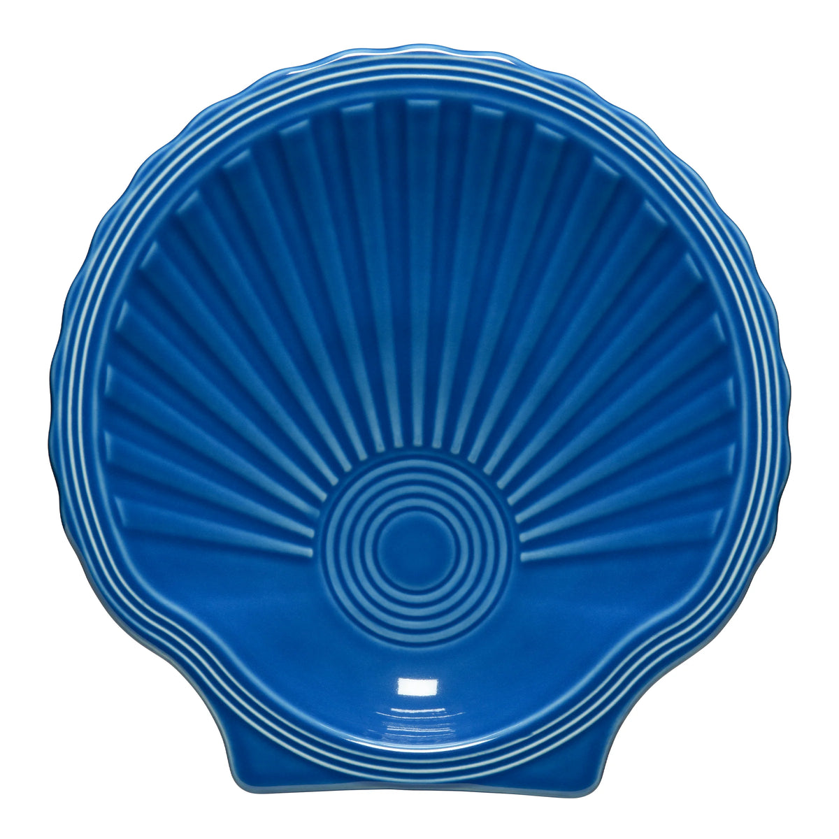 Retired Shell Shaped Plate 8 1/4 Inch