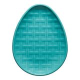 Retired Embossed Egg Shaped Plate 10 Inch