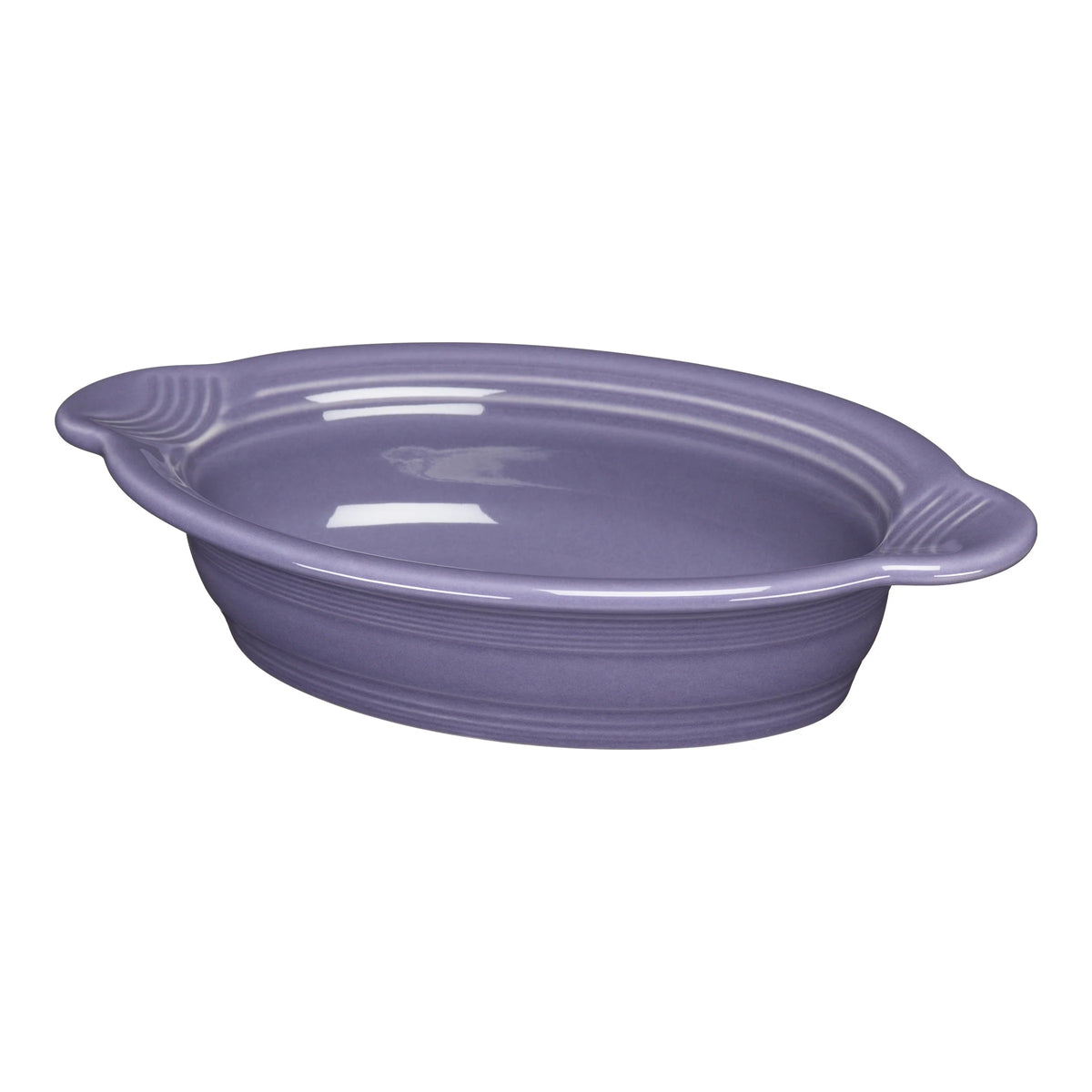 Lavender 9 1/8 Inch Oval Individual Casserole 13 OZ