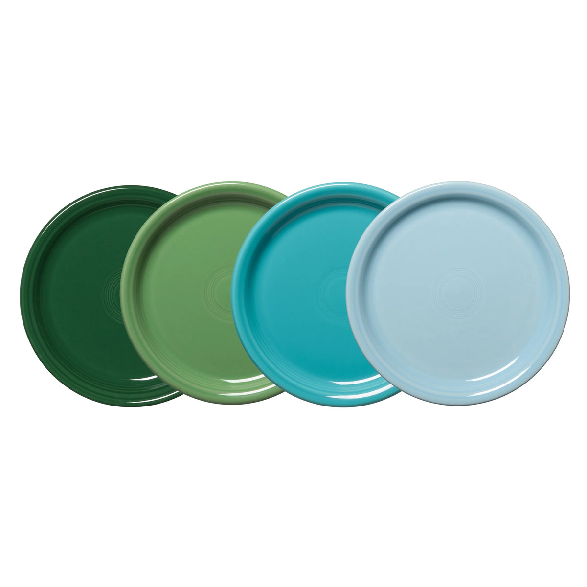Mixed Aegean Bistro Coupe 9 Inch Luncheon Plate, Set of 4