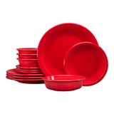 Classic Rim 12-Piece Dinnerware Set, Service for 4