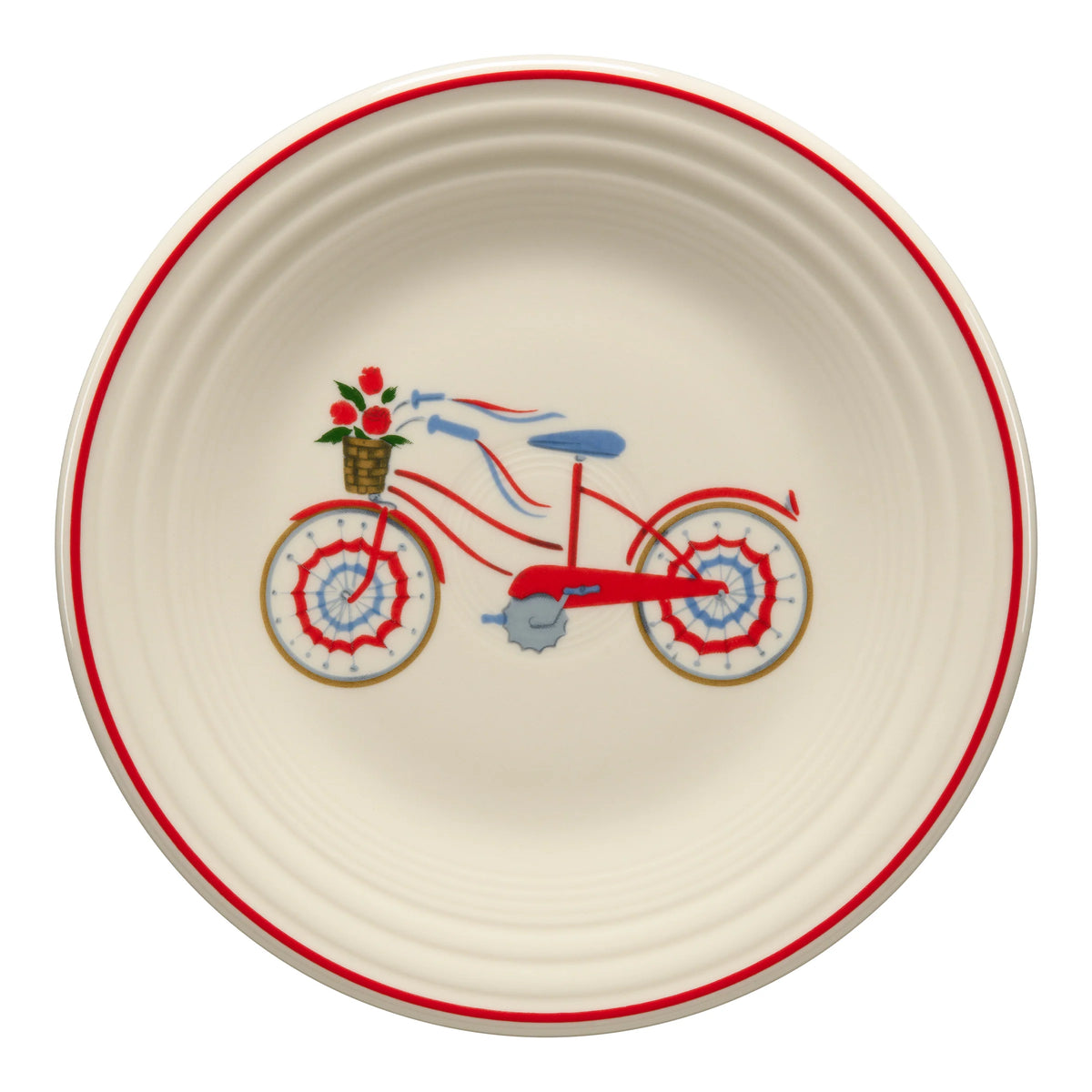 Americana Bicycle Classic Rim 9 Inch Luncheon Plate