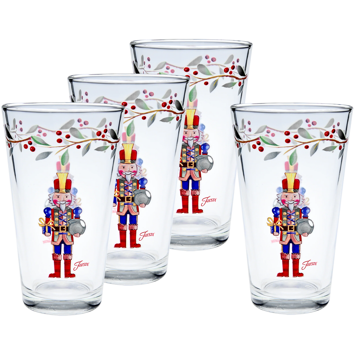 Nutcracker The Giver 16 oz. Cooler Glass - Set of 4