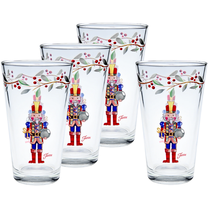 Nutcracker The Giver 16 oz. Cooler Glass - Set of 4
