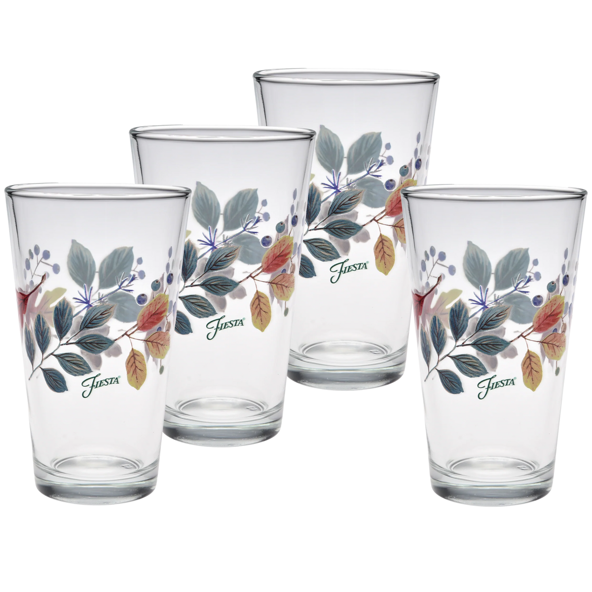 16 oz. Fiesta Autumn Fields Cooler Glass - Set of 4