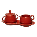 Retired 4-Piece Sugar Bowl and Creamer Set with Tray