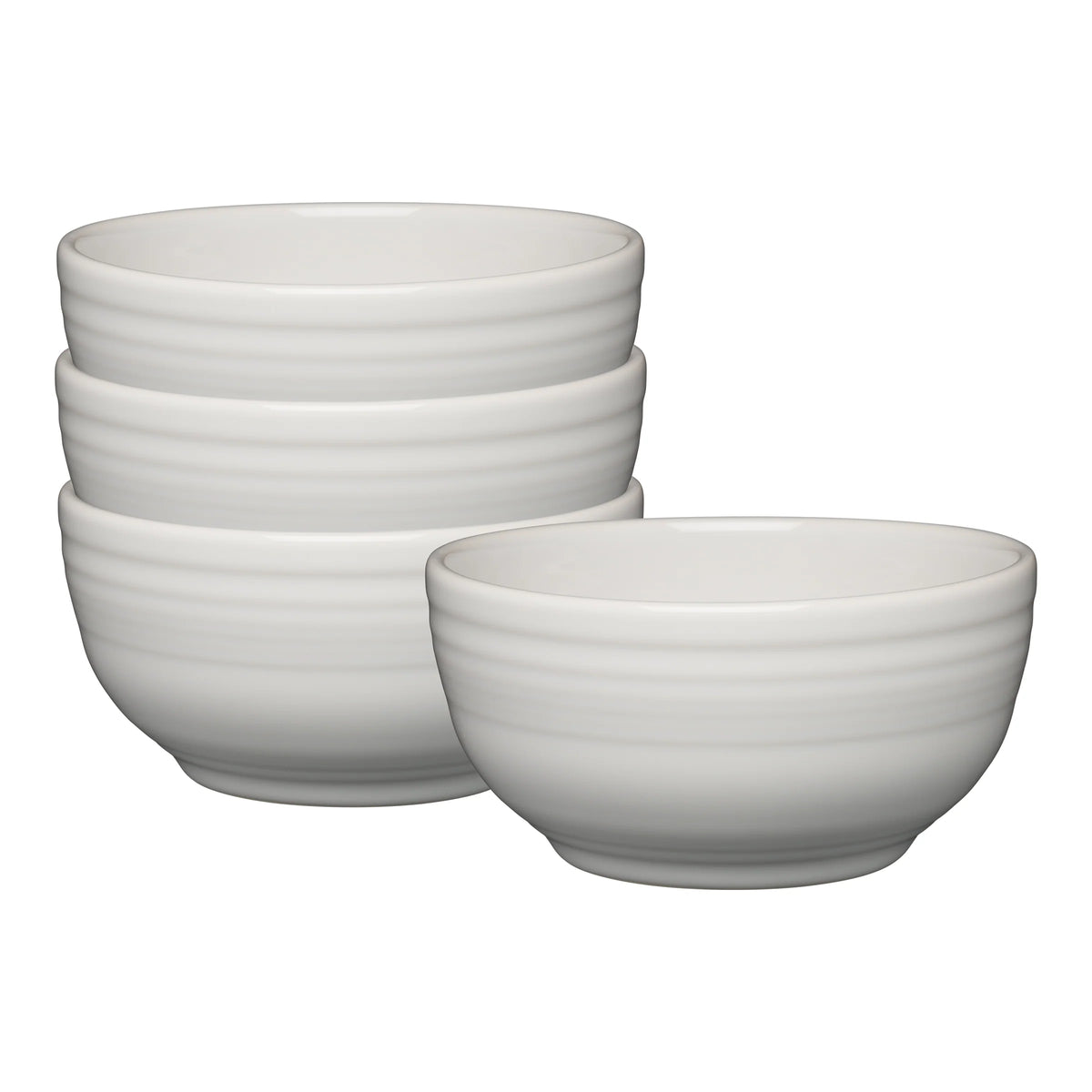 White Bistro Coupe 5 1/2 Inch Cereal Bowl 22 oz, Set of 4