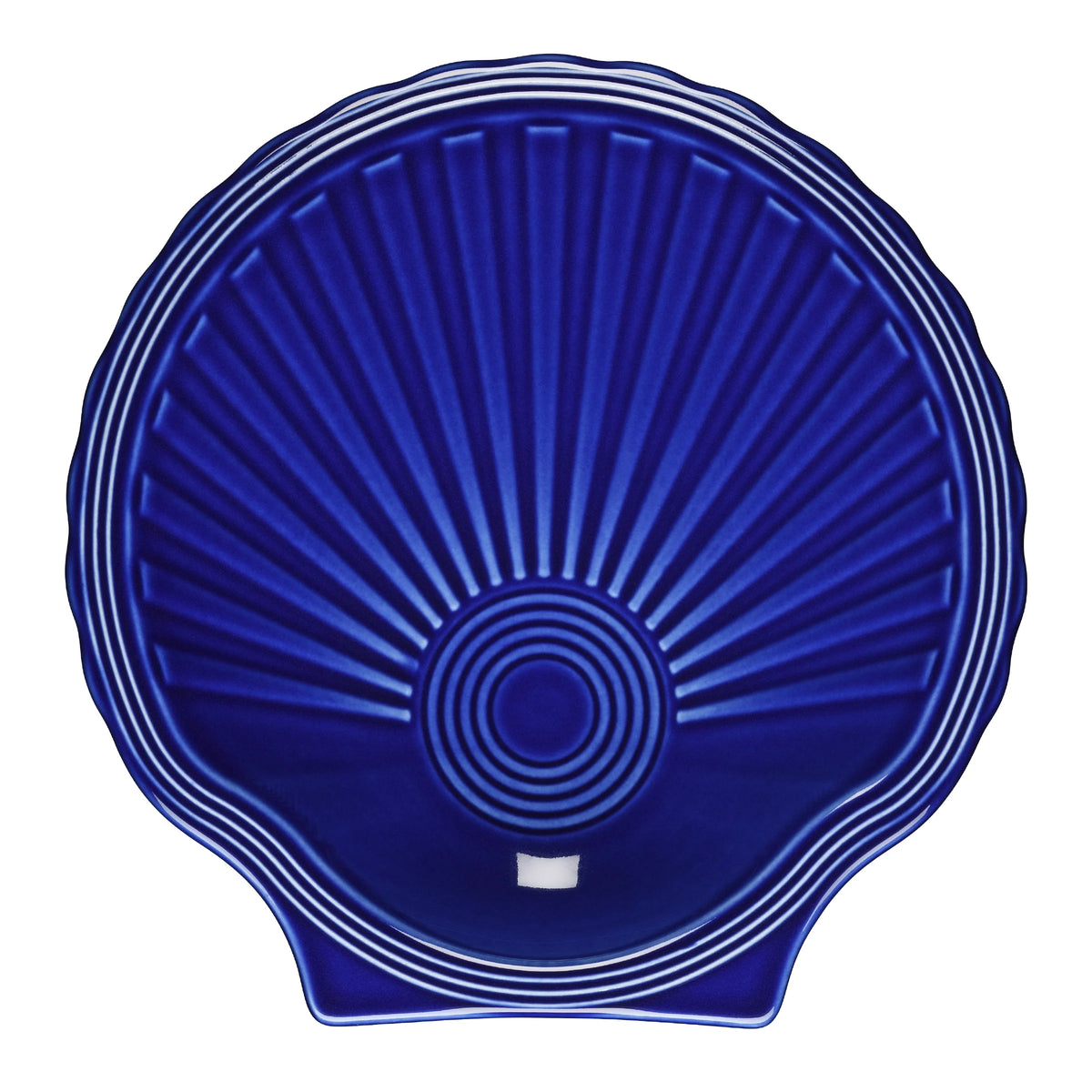 Retired Shell Shaped Plate 8 1/4 OZ