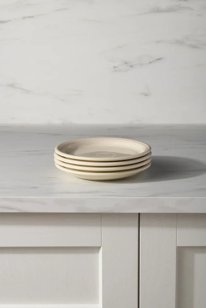 Linen Set of 4 Bistro Coupe 7 1/4 Inch Salad Plate