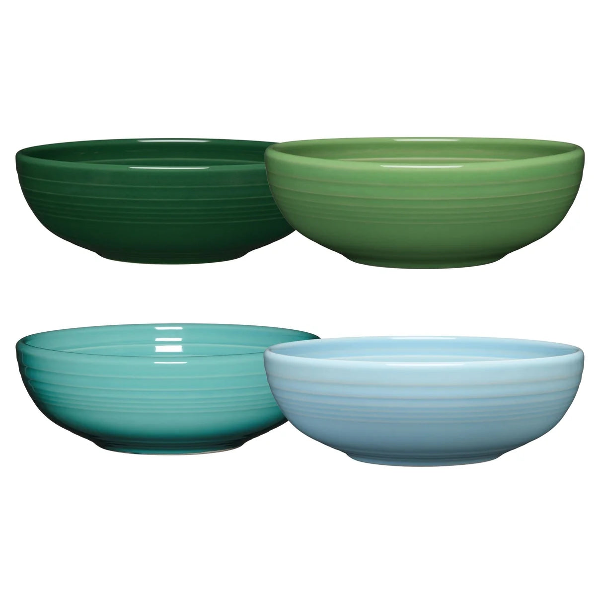 Mixed Aegean Bistro Coupe 7 5/8-Inch 38OZ Medium Bowls, Set of 4