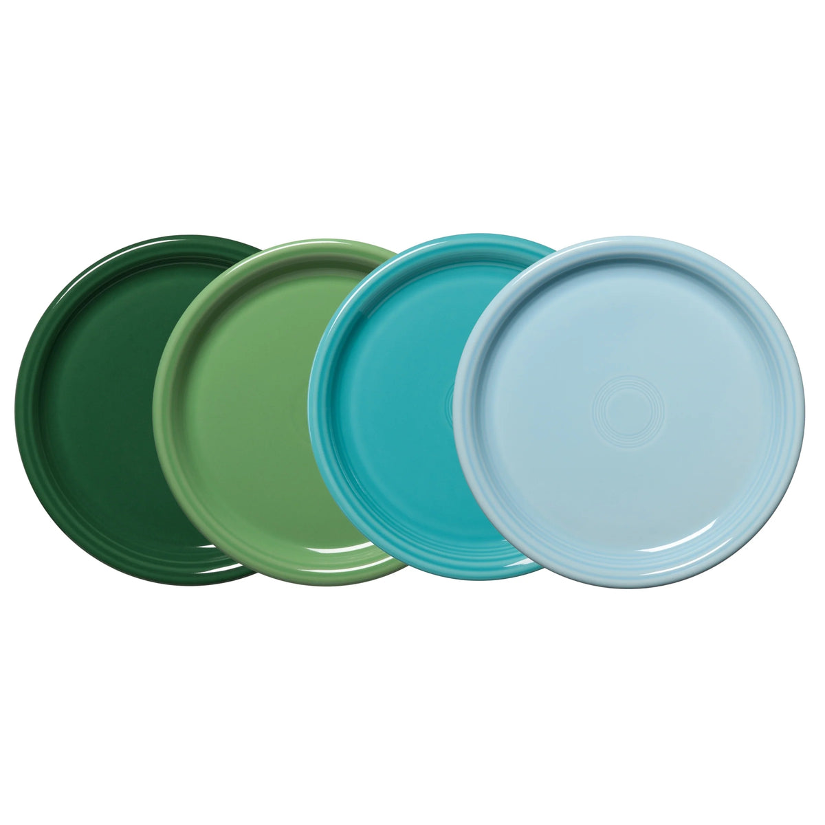 Mixed Aegean Bistro Coupe 10 1/2 Inch Dinner Plate, Set of 4