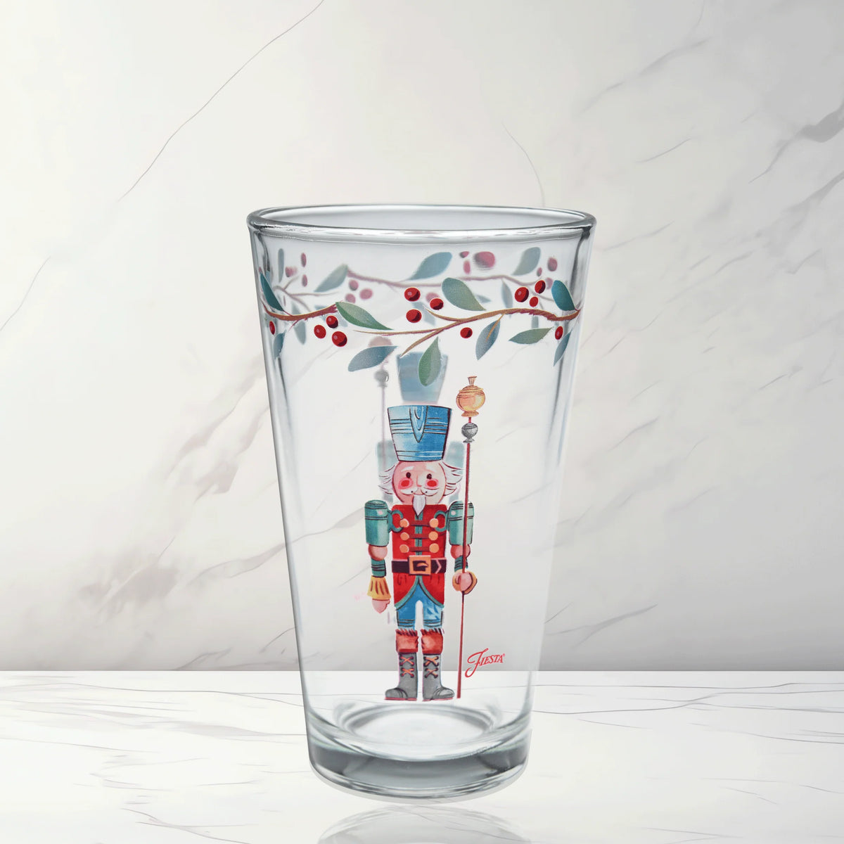 Nutcracker The Guardian 16 oz. Cooler Glass - Set of 4