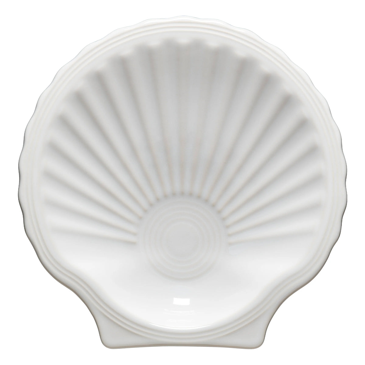 Retired Shell Shaped Plate 8 1/4 Inch