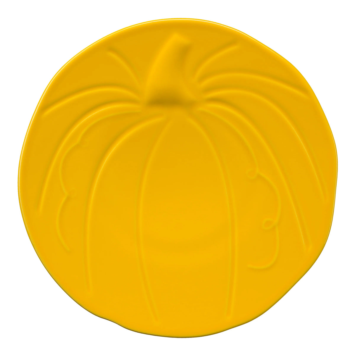 Pumpkin Shaped Plate 8 1/2 Inch