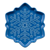 Snowflake Shaped Plate 9 Inch