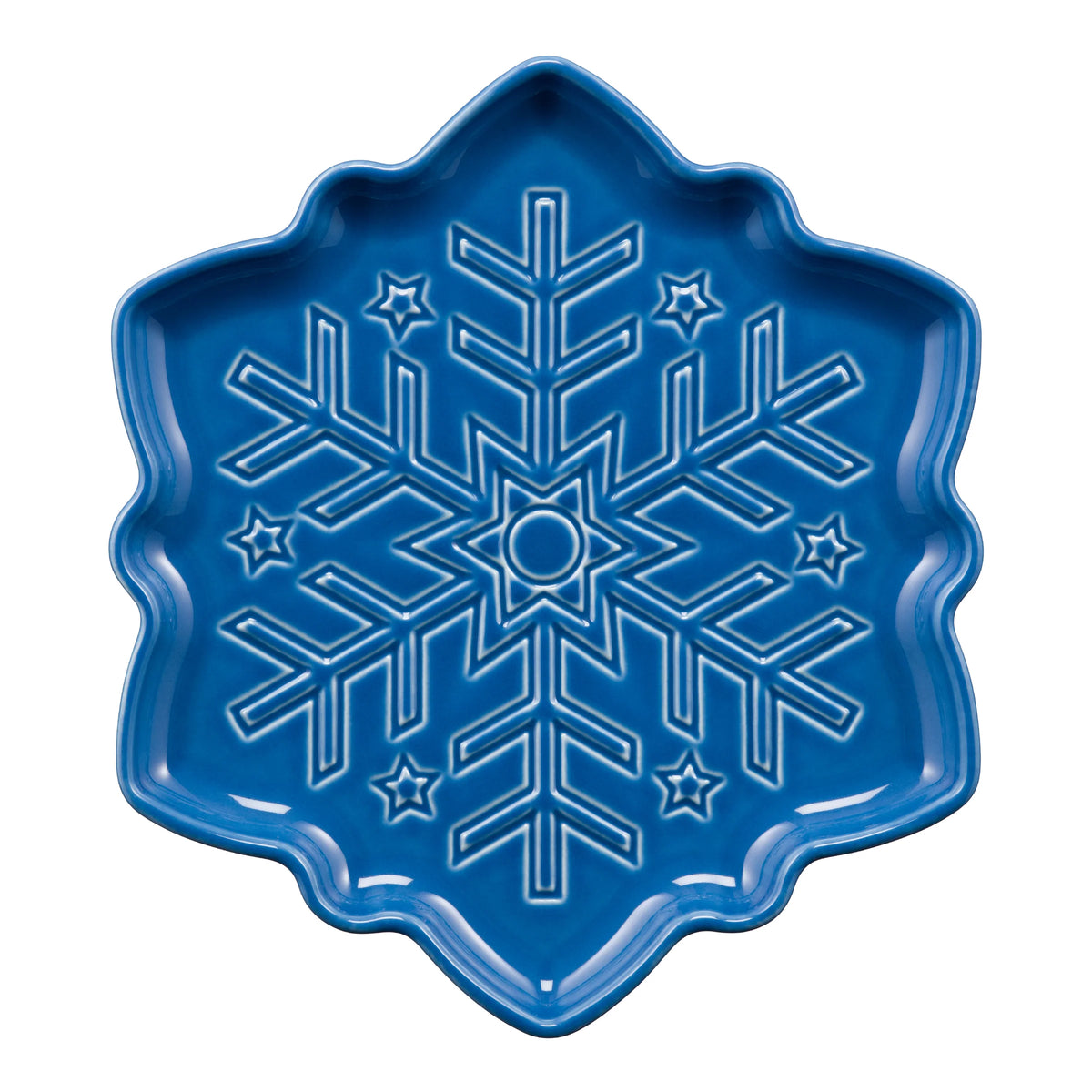 Snowflake Shaped Plate 9 Inch