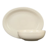 2-Piece Serve Set 11 5/8 Inch Oval Platter & 38 OZ Bistro Bowl