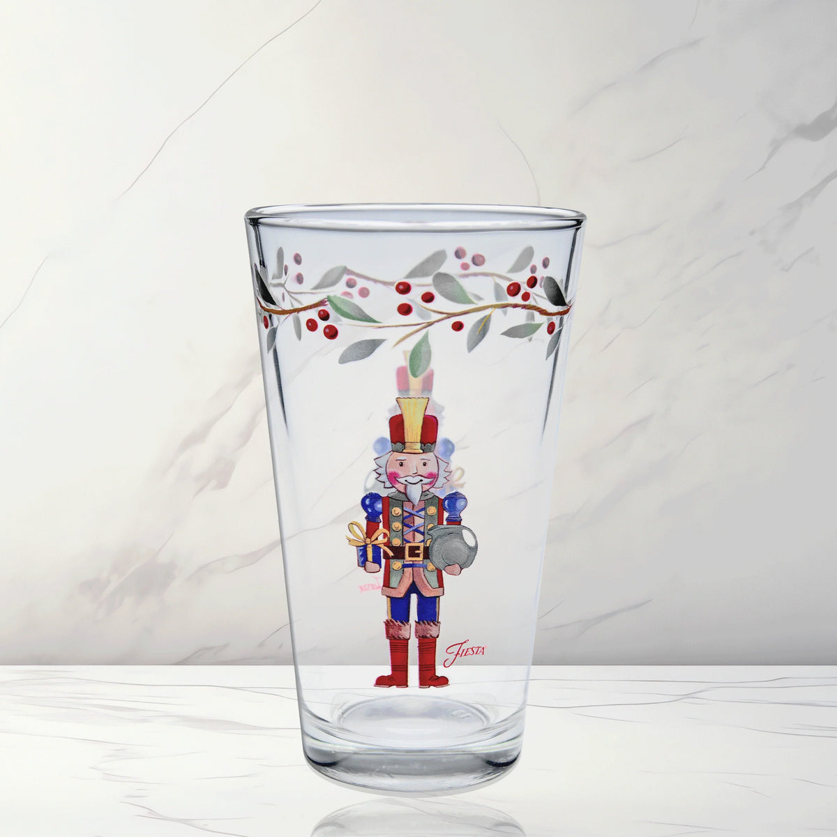 Nutcracker The Giver 16 oz. Cooler Glass - Set of 4