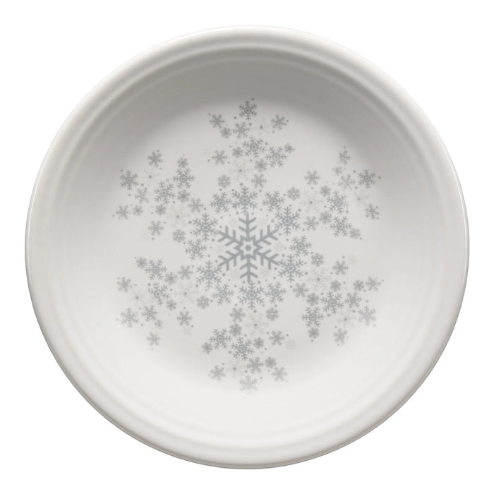 White Snowflake Classic Rim 7 1/4 Inch Salad Plate